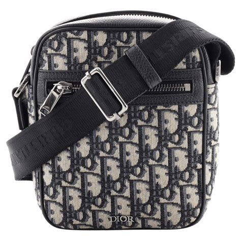 dior oblique messenger pouch|CHRISTIAN DIOR Oblique Messenger Pouch Black.